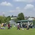 A view over 'Big Park' and Diss Mere, Morris Dancing, and Rick Wakeman Opens the Park Pavillion Mural, Diss, Norfolk - 30th May 2008