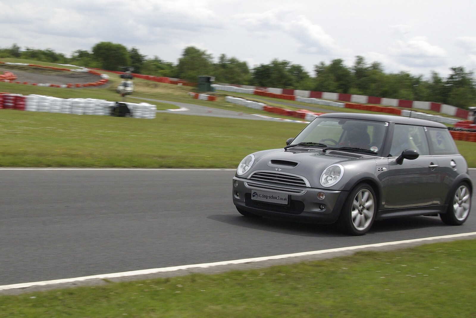 Driving a Racing Car, Three Sisters Racetrack, Wigan, Lancashire - 24th June 2008: Speeding round in a Cooper S