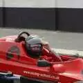 A tip o' the visor, Driving a Racing Car, Three Sisters Racetrack, Wigan, Lancashire - 24th June 2008