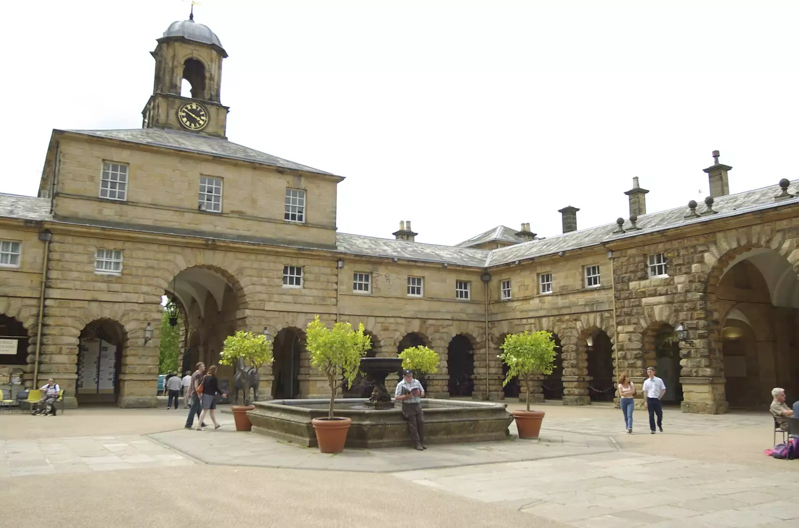 The stables of Chatsworth House, from Driving a Racing Car, Three Sisters Racetrack, Wigan, Lancashire - 24th June 2008