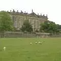 Chatsworth House in all its Palladian glory, Driving a Racing Car, Three Sisters Racetrack, Wigan, Lancashire - 24th June 2008