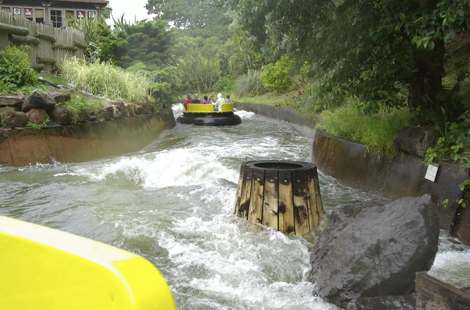 On the rapids, from Qualcomm at Alton Towers, Staffordshire - 29th June 2008