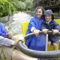 Getting a bit soggy along the Rapids' course, Qualcomm at Alton Towers, Staffordshire - 29th June 2008