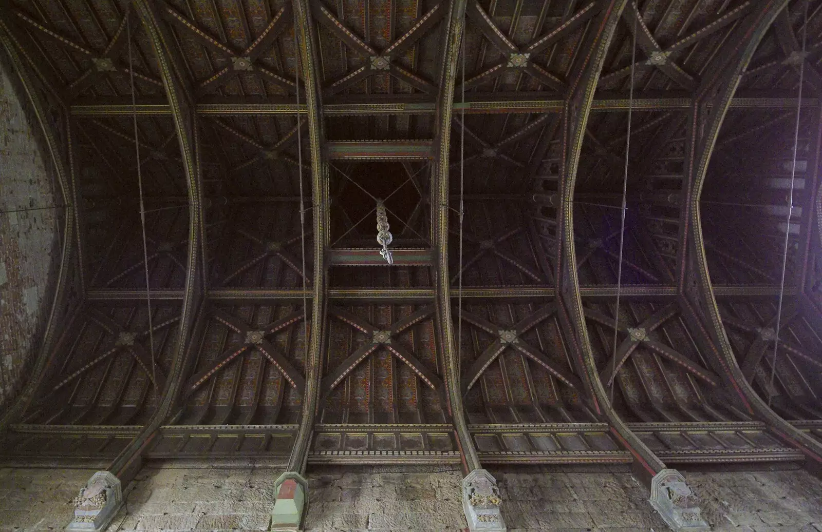 An impressive ceiling, from Qualcomm at Alton Towers, Staffordshire - 29th June 2008