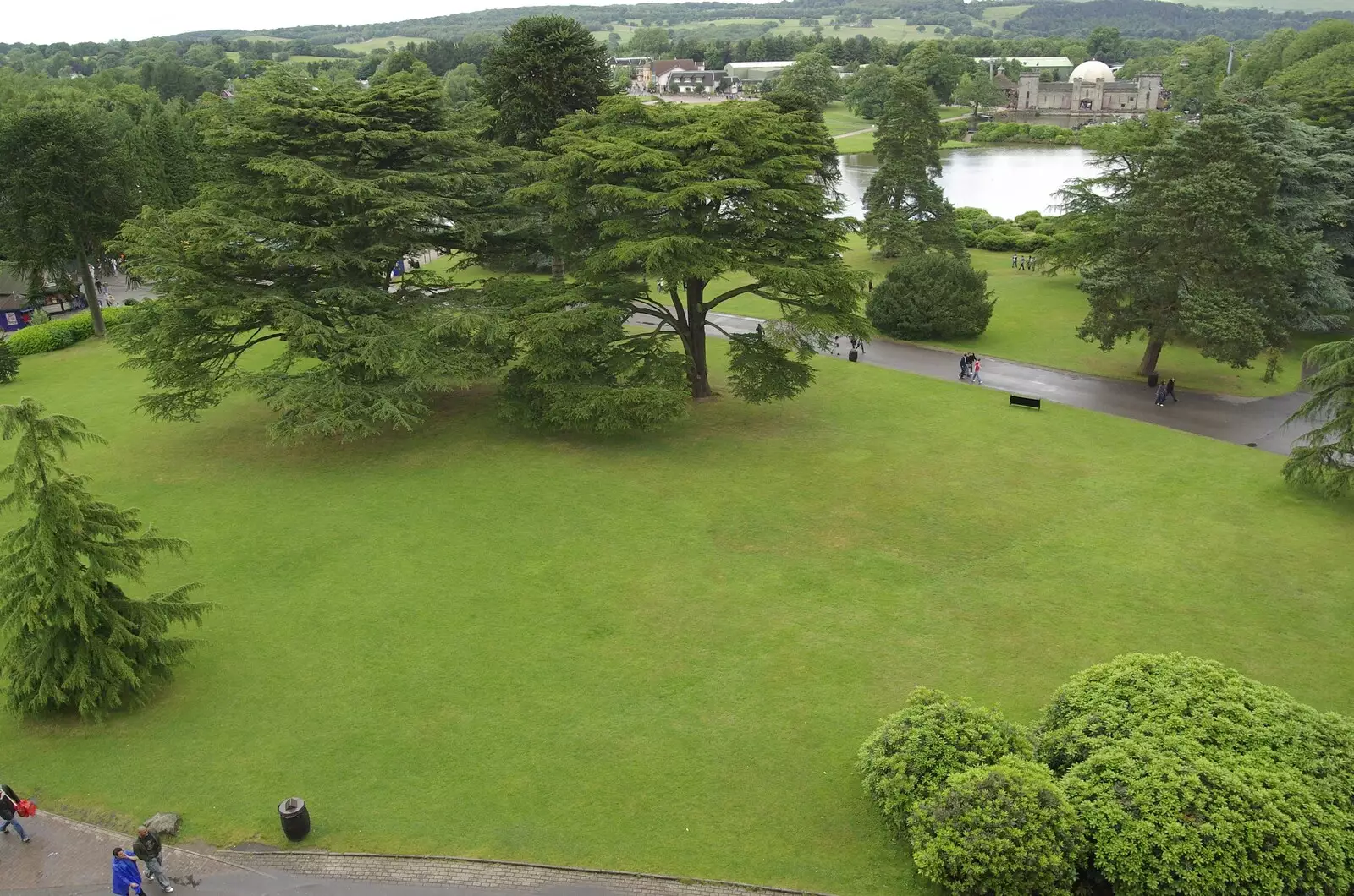 Alton Towers grounds, from Qualcomm at Alton Towers, Staffordshire - 29th June 2008