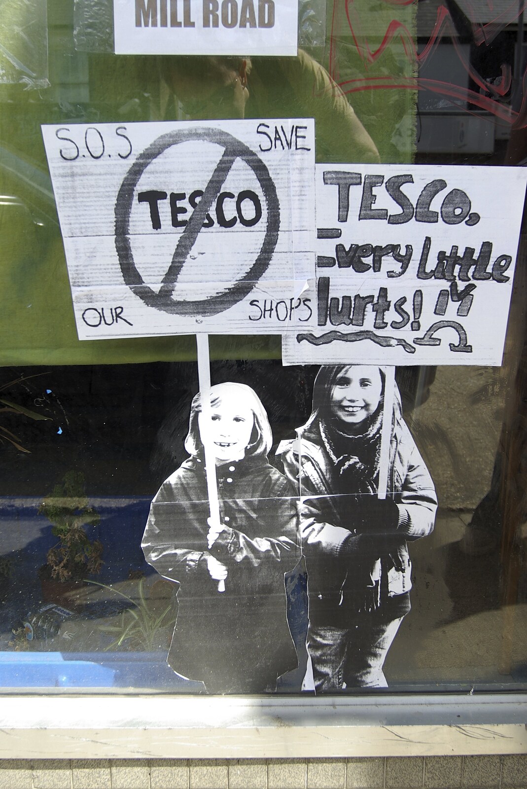Lucy's Birthday, and the Anti-Tesco Campaign, Mill Road, Cambridge - 7th July 2008: Anti-Tesco protests