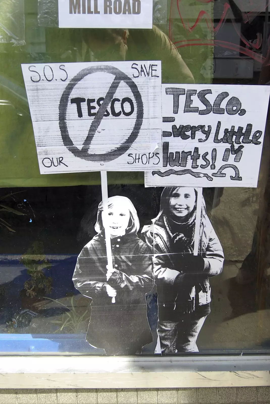 Anti-Tesco protests, from Lucy's Birthday, and the Anti-Tesco Campaign, Mill Road, Cambridge - 7th July 2008