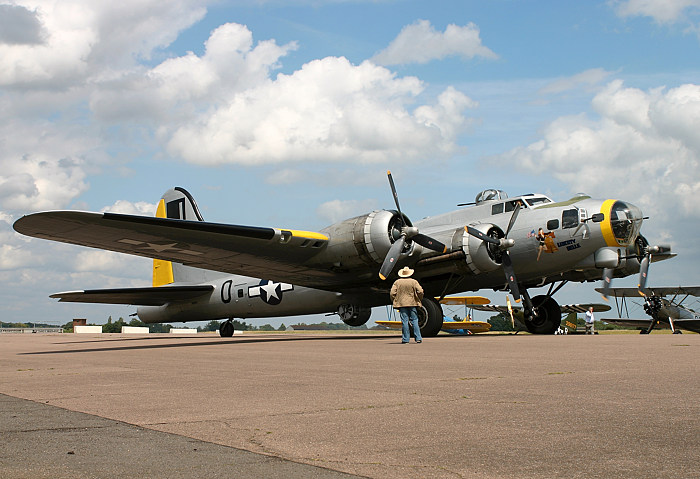 Debach And the B-17 "Liberty Belle", Suffolk - 12th July 2008: Libery Belle again