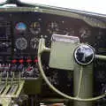 The co-pilot's stick in the B-17's cockpit, Debach And the B-17 "Liberty Belle", Suffolk - 12th July 2008