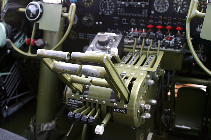 B-17 controls from Debach And the B-17 "Liberty Belle", Suffolk - 12th July 2008