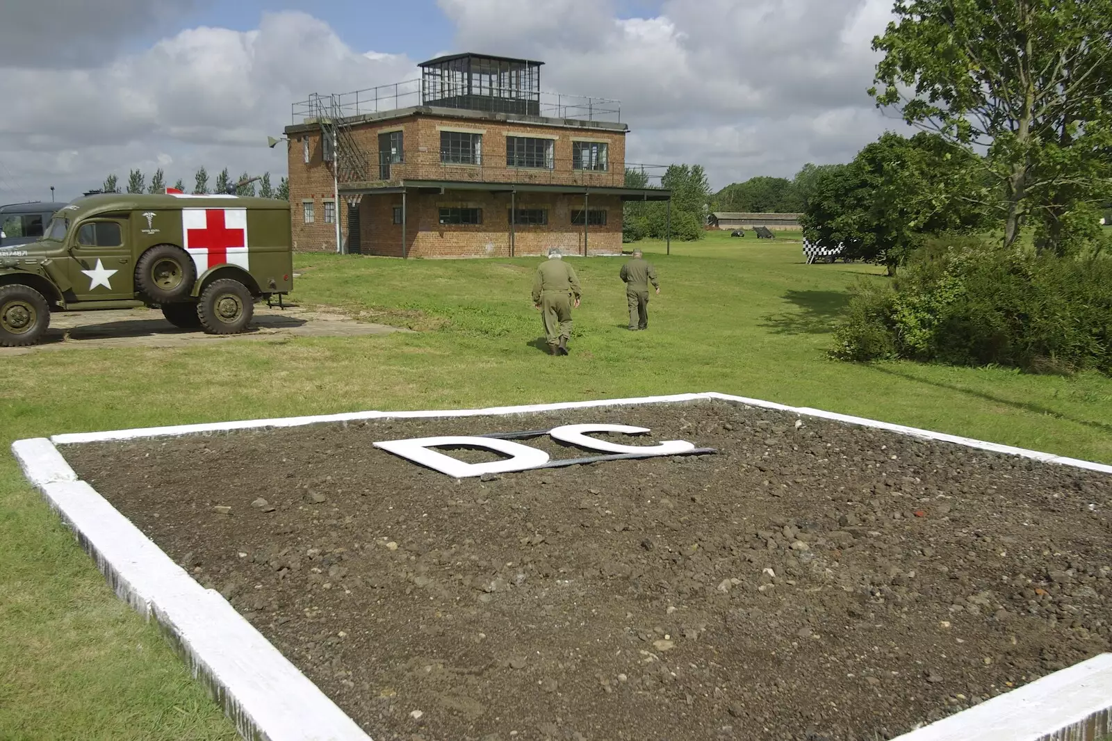 The control tower at Debach, from Debach And the B-17 "Liberty Belle", Suffolk - 12th July 2008