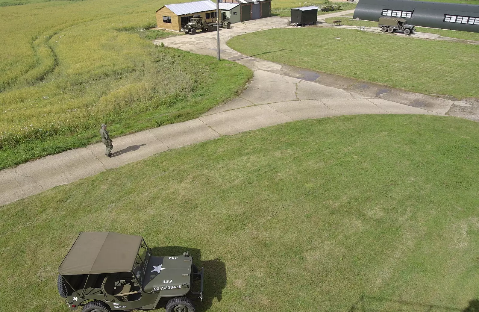 Another view of Debach airfield, from Debach And the B-17 "Liberty Belle", Suffolk - 12th July 2008