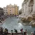 The Trevi Fountains, and hordes of tourists, A Sojourn in The Eternal City, Rome, Italy - 22nd July 2008