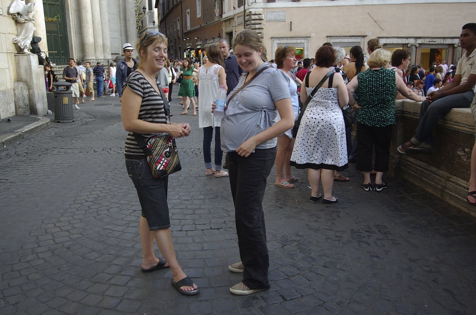 Jules and Isobel from A Sojourn in The Eternal City, Rome, Italy - 22nd July 2008