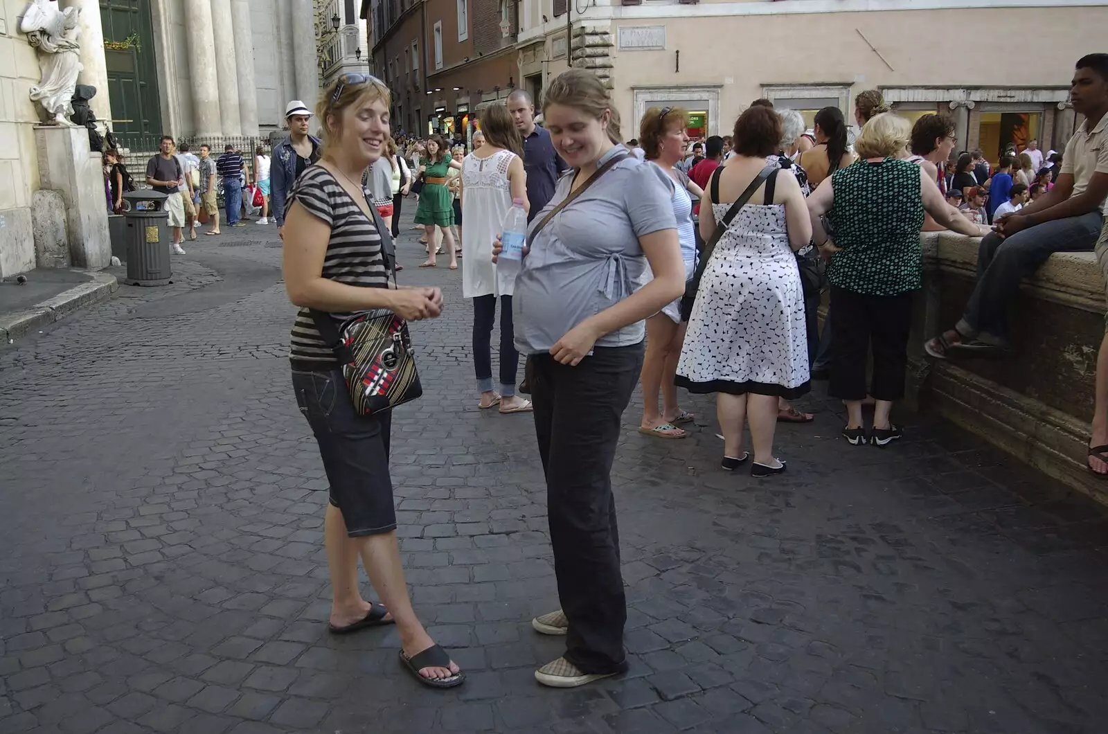 Jules and Isobel, from A Sojourn in The Eternal City, Rome, Italy - 22nd July 2008