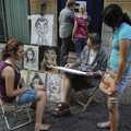 A Sojourn in The Eternal City, Rome, Italy - 22nd July 2008, A caricature artist