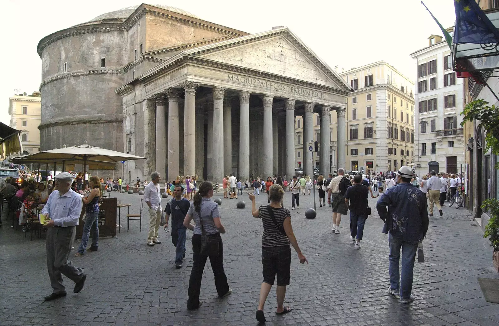 The Pantheon in the Piazza della Rotonda, from A Sojourn in The Eternal City, Rome, Italy - 22nd July 2008