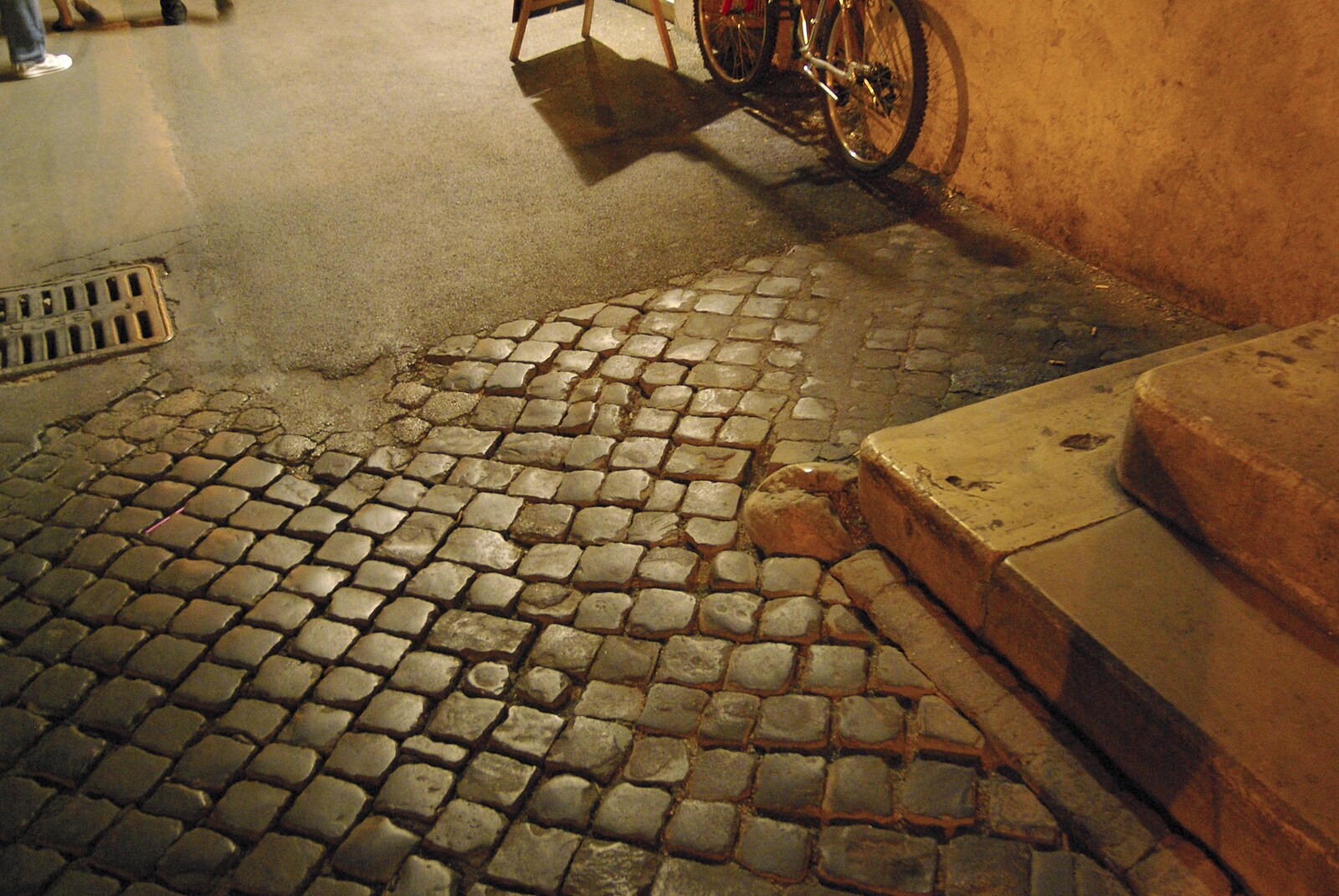 Old cobbles from A Sojourn in The Eternal City, Rome, Italy - 22nd July 2008