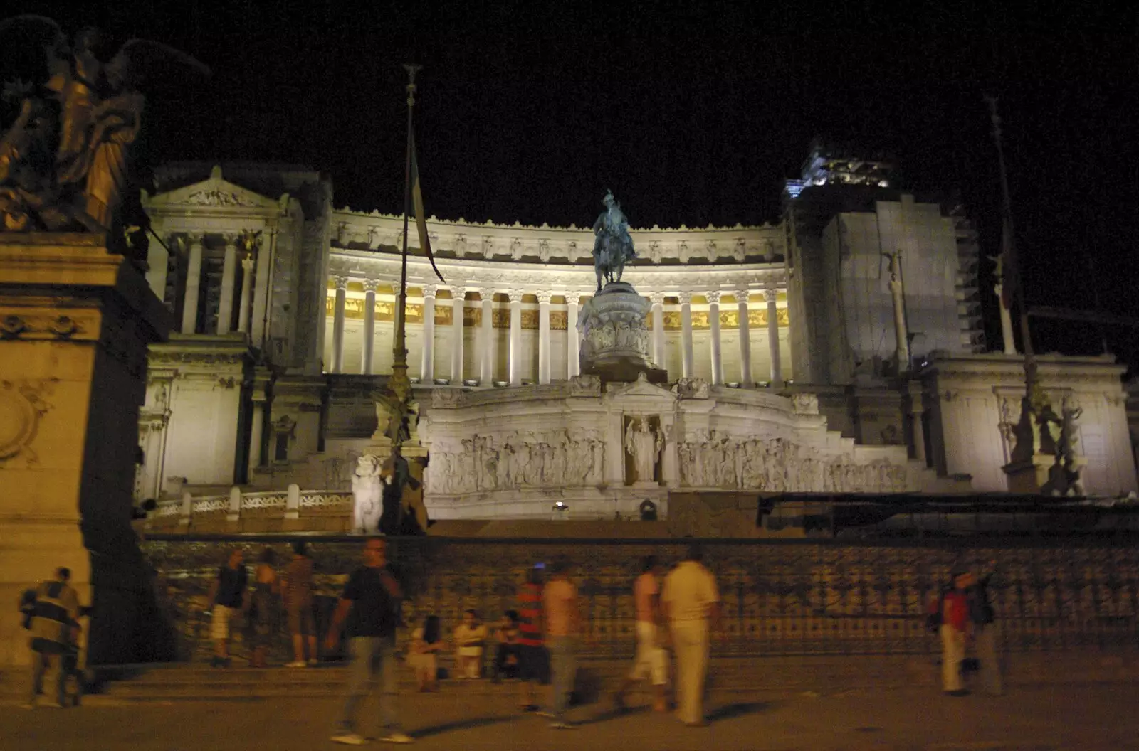 The Altare della Patria by night, from A Sojourn in The Eternal City, Rome, Italy - 22nd July 2008