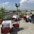 Our roof-top breakfast, A Sojourn in The Eternal City, Rome, Italy - 22nd July 2008