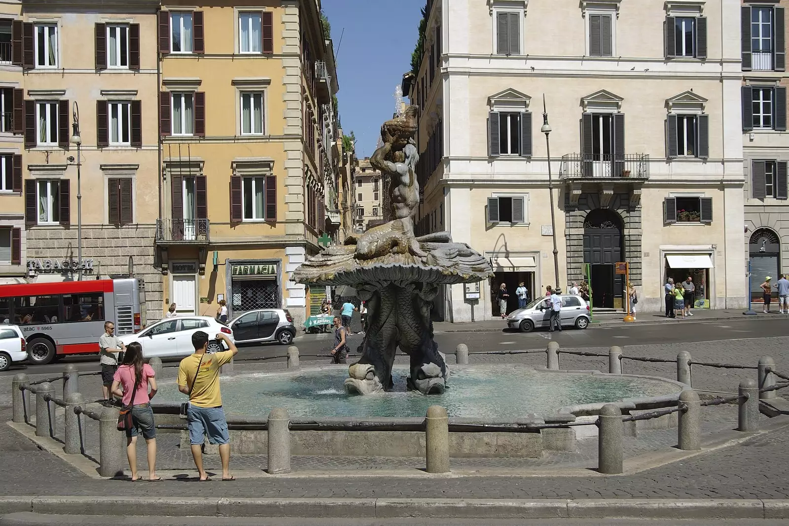 A fountain, from A Sojourn in The Eternal City, Rome, Italy - 22nd July 2008