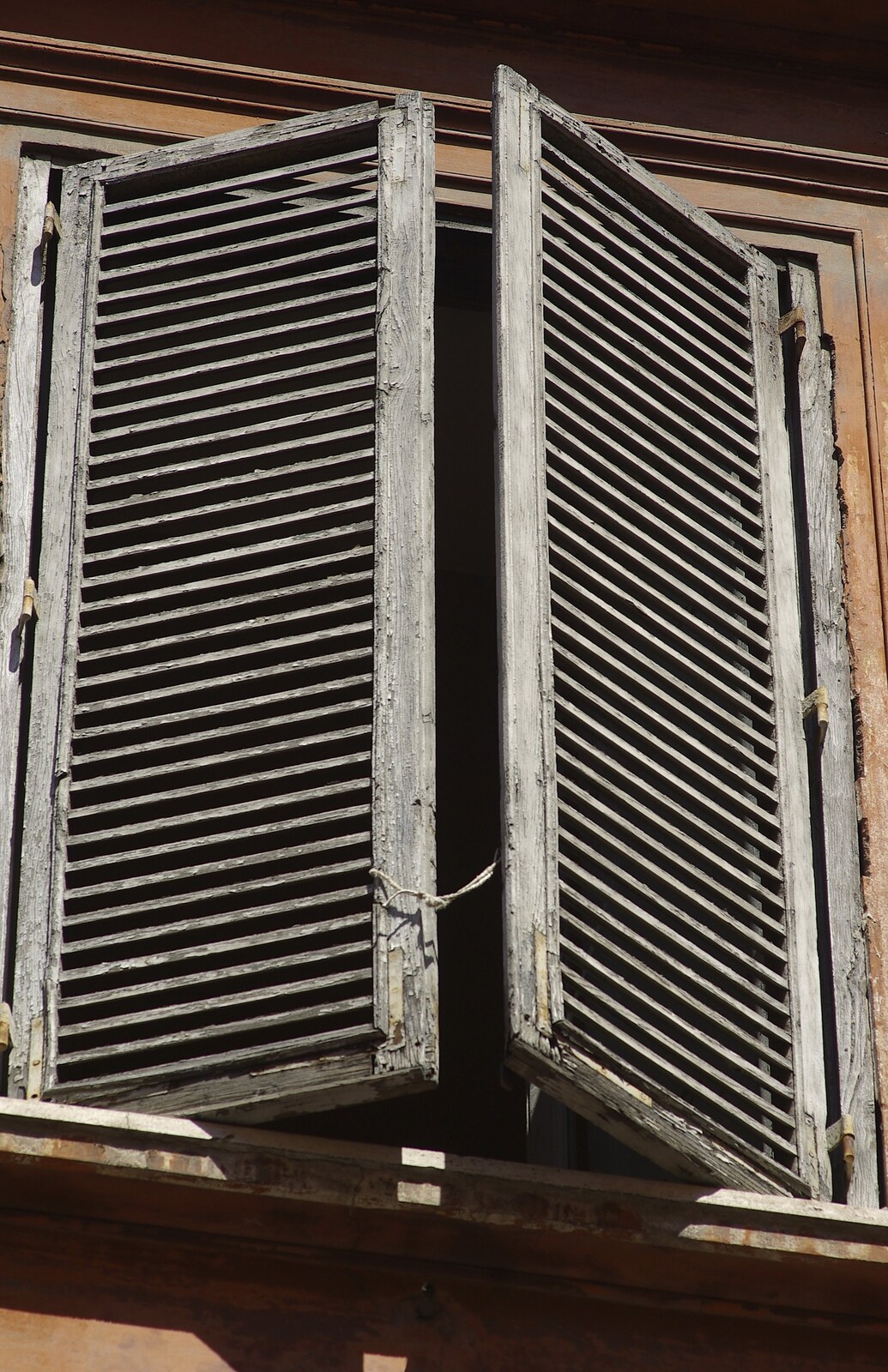 A Sojourn in The Eternal City, Rome, Italy - 22nd July 2008: Well-worn shutters