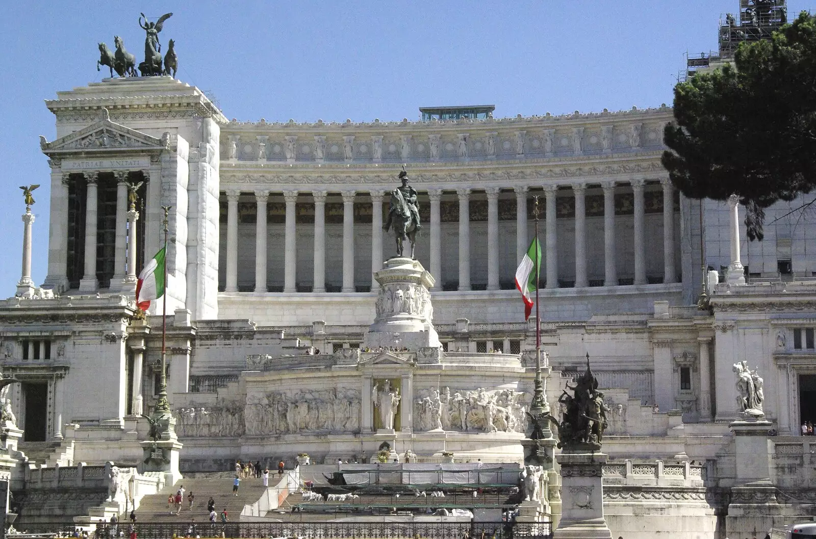 The 'Wedding Cake', from A Sojourn in The Eternal City, Rome, Italy - 22nd July 2008