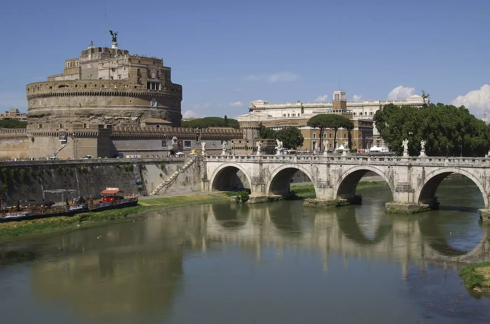 The Castel Sant'Angelo, from A Sojourn in The Eternal City, Rome, Italy - 22nd July 2008