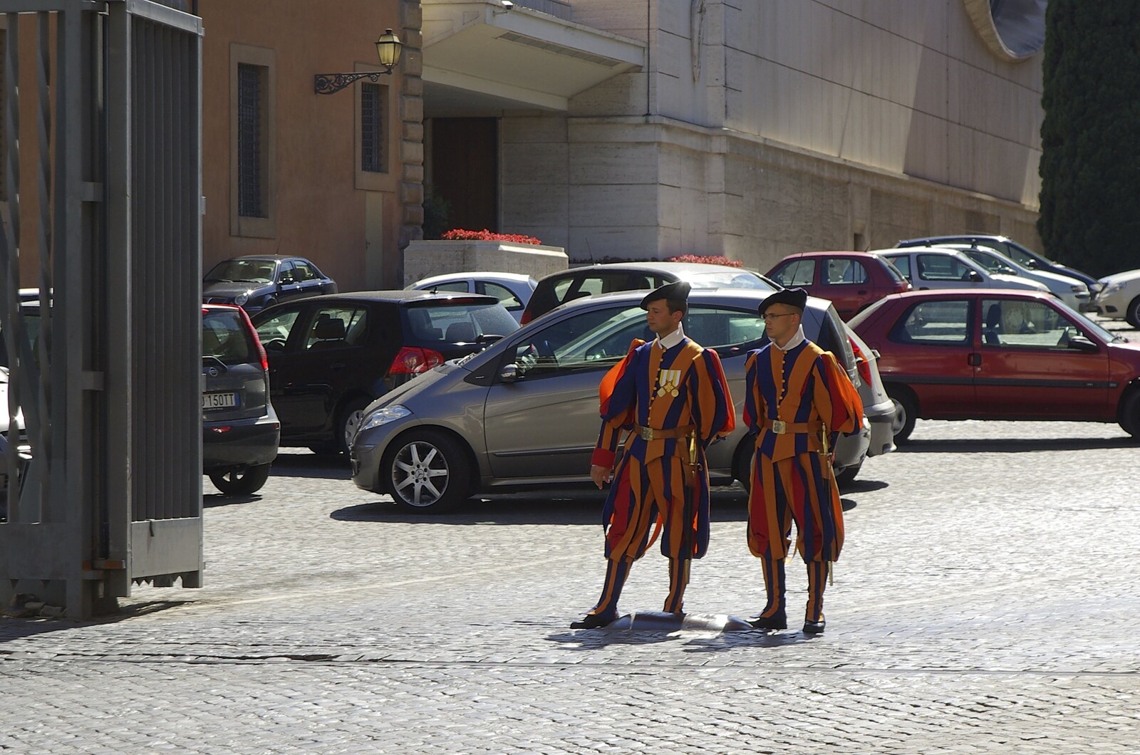 A couple of the Vatican guards from A Sojourn in The Eternal City, Rome, Italy - 22nd July 2008