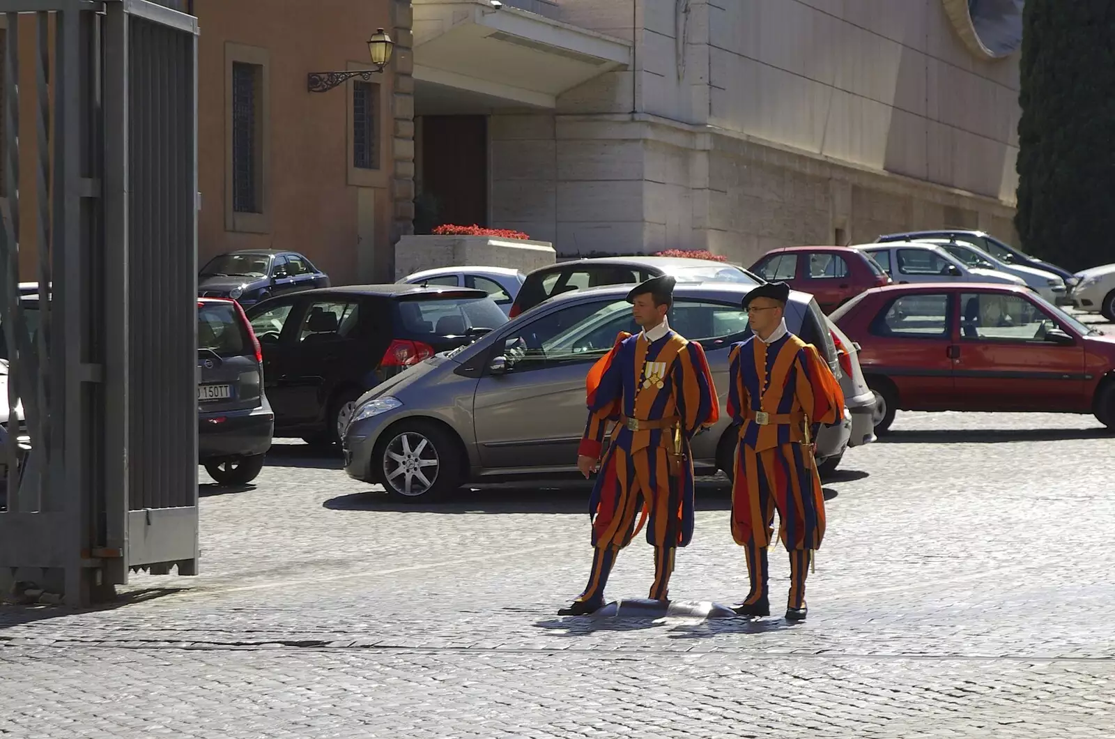 A couple of the Vatican guards, from A Sojourn in The Eternal City, Rome, Italy - 22nd July 2008