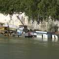 A Sojourn in The Eternal City, Rome, Italy - 22nd July 2008, A sunken boat on the Tiber