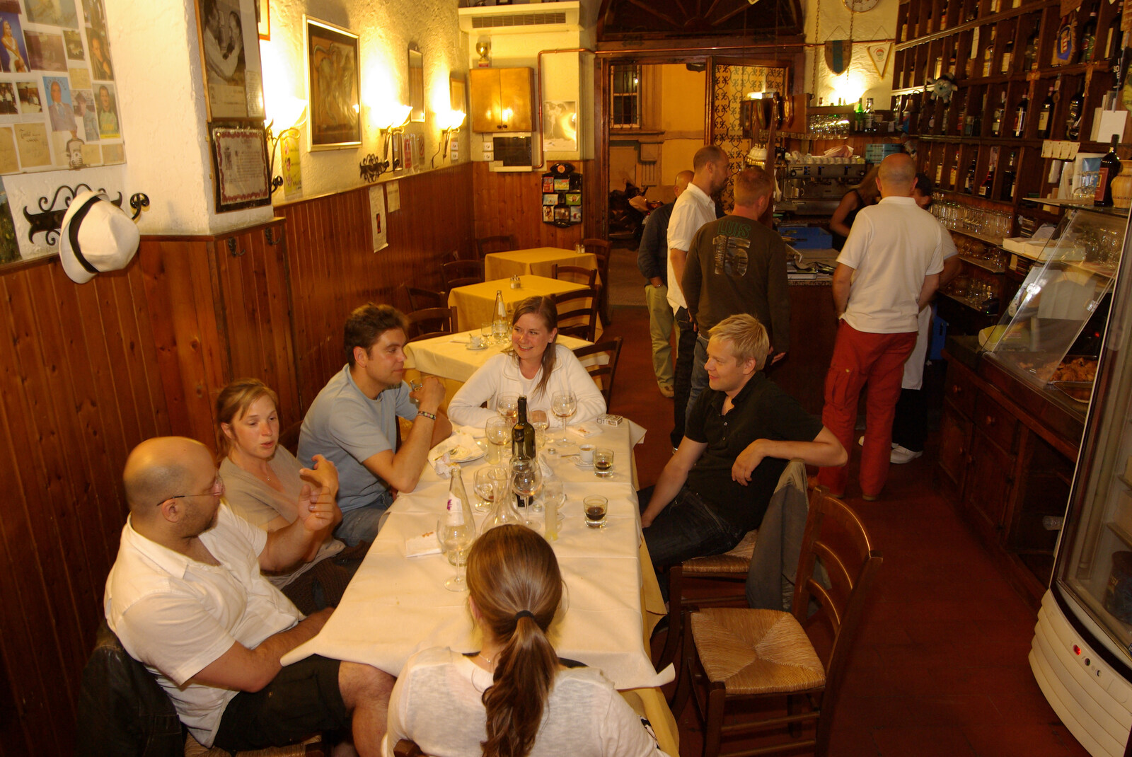 Scenes from an Italian Restaurant from Tenuta Il Palazzo in Arezzo, Tuscany, Italy - 22nd July 2008