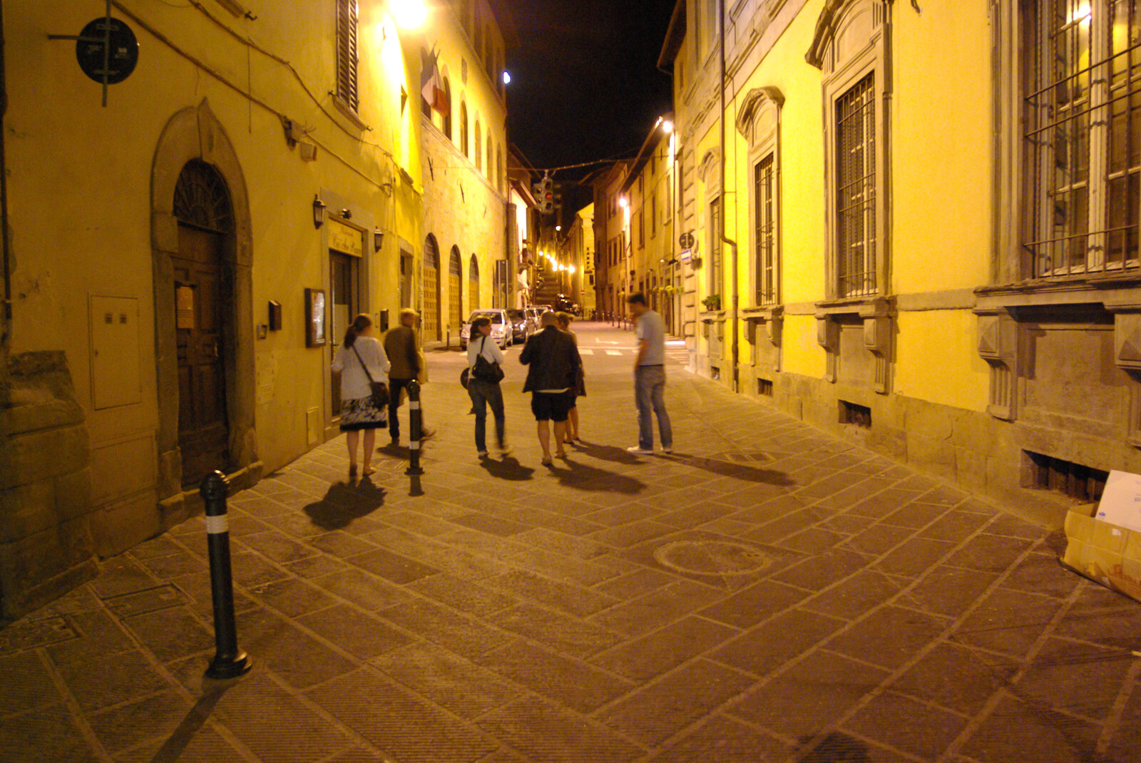 Tenuta Il Palazzo in Arezzo, Tuscany, Italy - 22nd July 2008: Walking through the old town of Arezzo