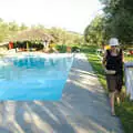 Isobel heads off from the pool, Tenuta Il Palazzo in Arezzo, Tuscany, Italy - 22nd July 2008