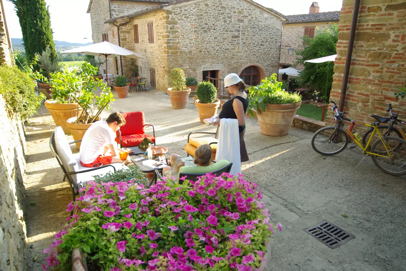 By the apartments, from Tenuta Il Palazzo in Arezzo, Tuscany, Italy - 22nd July 2008