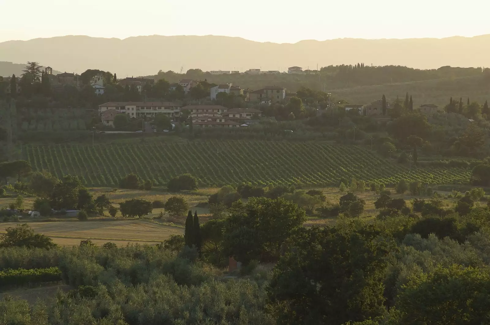 A view of Tuscany, from Tenuta Il Palazzo in Arezzo, Tuscany, Italy - 22nd July 2008