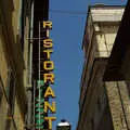 An old-skool pizza restaurant sign, A Day Trip to Firenze, Tuscany, Italy - 24th July 2008