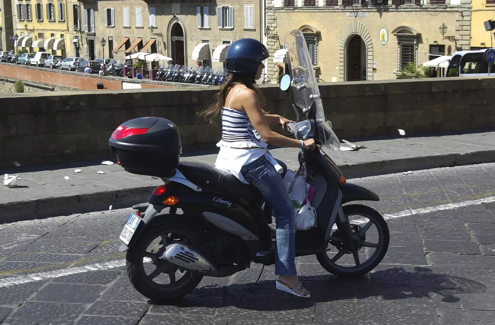 Another moped, from A Day Trip to Firenze, Tuscany, Italy - 24th July 2008