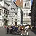 The horse and trap by the cathedral, A Day Trip to Firenze, Tuscany, Italy - 24th July 2008