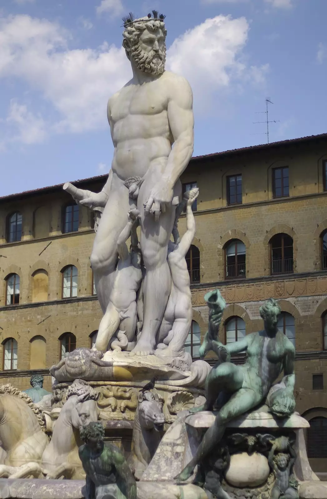 Neptune, close up, from A Day Trip to Firenze, Tuscany, Italy - 24th July 2008