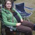 The Cambridge Folk Festival, and The BBs at Billingford, Cambridge and Norfolk - 19th August 2008, Isobel in a camp chair