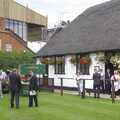 A Day At The Races, Newmarket, Suffolk - 23rd August 2008, A thatched building behind the course