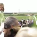 A small girl looks out over the July course, A Day At The Races, Newmarket, Suffolk - 23rd August 2008