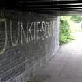 Graffiti under the bridge on Coldham's Common, Sam and Daisy at The Cherry Tree, and Sis and Matt Visit, Suffolk - 14th September 2008