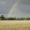 Between Wetherden and Haughley Green: a partial, but bright, rainbow