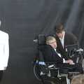 A Brief Time in History: Stephen Hawking and the Corpus Christi Clock, Benet Street, Cambridge - 19th September 2008, John Taylor (in the white tux) and Stephen Hawking