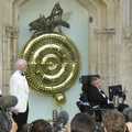 A Brief Time in History: Stephen Hawking and the Corpus Christi Clock, Benet Street, Cambridge - 19th September 2008, The 'Chronophage' clock is unveiled