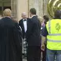 Adam Hart-Davis is resplendent in checked trousers, A Brief Time in History: Stephen Hawking and the Corpus Christi Clock, Benet Street, Cambridge - 19th September 2008