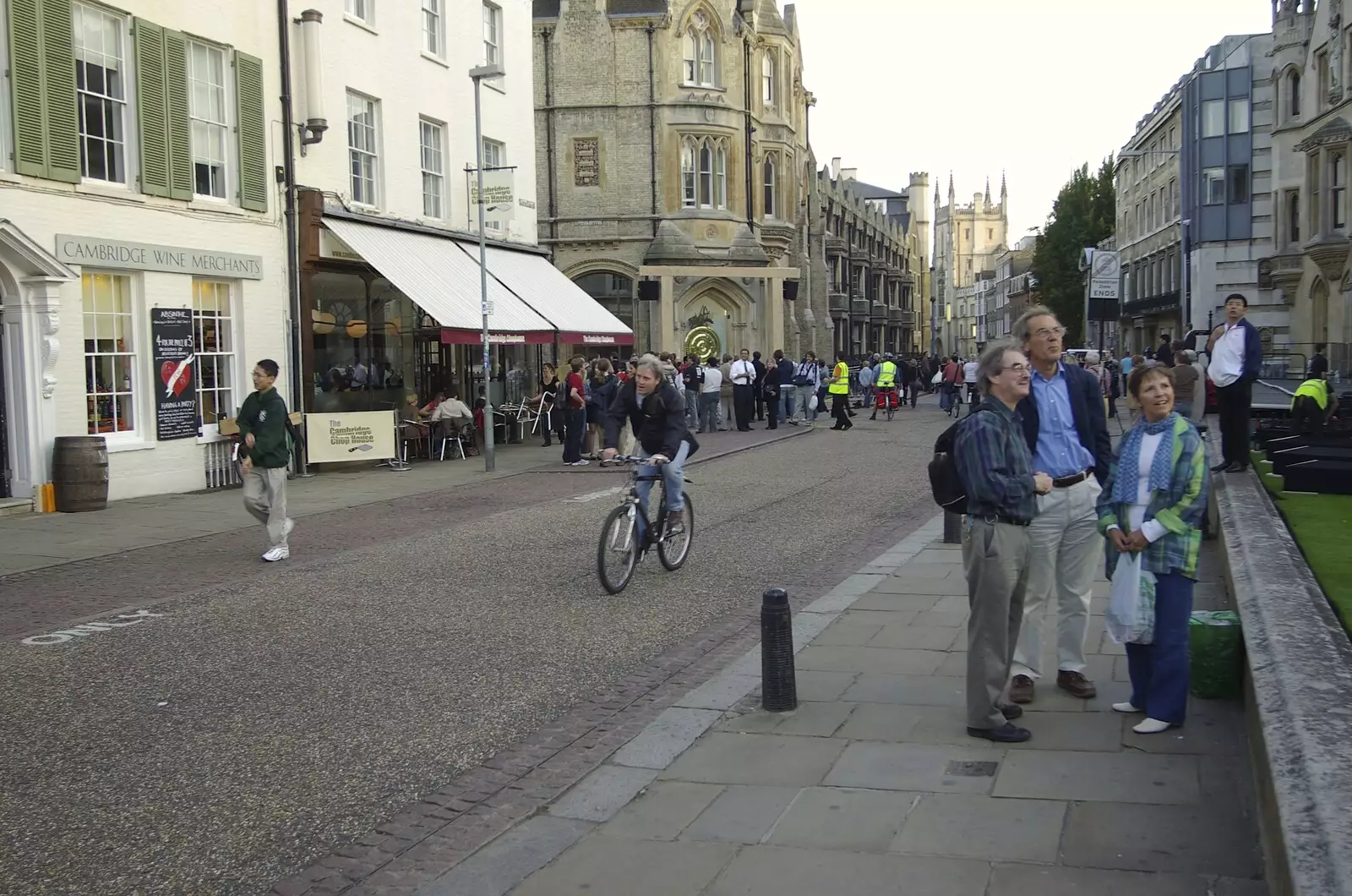 The view from Kings Parade, from A Brief Time in History: Stephen Hawking and the Corpus Christi Clock, Benet Street, Cambridge - 19th September 2008