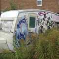 A derelict caravan on the end of Ward Road, Fred's Further Adventures, Ward Road, Cambridge - 10th October 2008